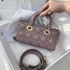 Dior Medium Lady D-Joy Bag Purple For Women 8,7in/22cm
