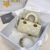 Dior Small Lady D-Joy Bag White For Women 6,3in/16cm