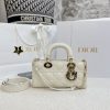 Dior Small Lady D-Joy Bag White For Women 6,3in/16cm