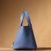Hermes Picotin Lock 18 Blue Bag For Women, Women's Handbags 7.1in/18cm