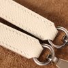Hermes Kelly Epsom Silver Lock Bag Cream For Women 9,8in/25cm