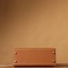 Hermes Kelly Epsom Silver Tone Lock Bag Brown For Women 9,8in/25cm