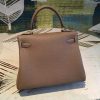 Hermes Kelly 28 Greige Bag With Gold Toned Harware For Women, Women's Handbags, Shoulder Bags 11in/28cm