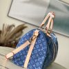 Louis Vuitton Keepall Bandouliere 45 Blue For Women 17.7in/45cm M24315