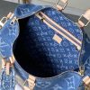 Louis Vuitton Keepall Bandouliere 45 Blue For Women 17.7in/45cm M24315