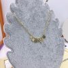 Louis Vuitton Key Big Chain Necklace Gold Tone For Women