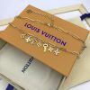 Louis Vuitton Key Big Chain Necklace Gold Tone For Women