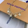 Louis Vuitton Key Big Chain Necklace Gold Tone For Women