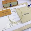 Louis Vuitton Key Big Chain Necklace Gold Tone For Women