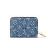 Louis Vuitton Lou Wallet Blue For Women 4.5 Inches/ 11.5 Cm M83160