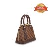[True-to-ORIGINAL] Louis Vuitton Alma BB Damier Brown For Women 9.3in/23.5cm LV N41221