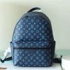 Louis Vuitton Discovery Backpack Dark Blue For Men 38cm / 15in