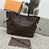 Louis Vuitton Neverfull GM Tote Bag Brown For Women‎ 15.7in/40cm LV N41357