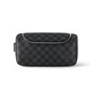 Louis Vuitton Toiletry Pouch Bag Black For Men 11in/28cm N47625