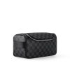 Louis Vuitton Toiletry Pouch Bag Black For Men 11in/28cm N47625