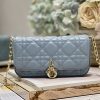 Dior Mini Miss Dior Bag White/ Black/ Blue/ Light Purple For Women 7 in/18.cm