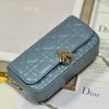 Dior Mini Miss Dior Bag White/ Black/ Blue/ Light Purple For Women 7 in/18.cm