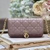 Dior Mini Miss Dior Bag White/ Black/ Blue/ Light Purple For Women 7 in/18.cm