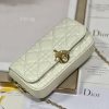 Dior Mini Miss Dior Bag White/ Black/ Blue/ Light Purple For Women 7 in/18.cm