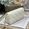 Dior Mini Miss Dior Bag White/ Black/ Blue/ Light Purple For Women 7 in/18.cm