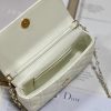 Dior Mini Miss Dior Bag White/ Black/ Blue/ Light Purple For Women 7 in/18.cm