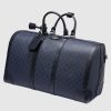 Gucci Ophidia Large Duffle Bag Blue For Men 20.5 In/ 52 Cm 724612 UULHK 8441