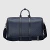 Gucci Ophidia Large Duffle Bag Blue For Men 20.5 In/ 52 Cm 724612 UULHK 8441