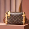 Louis Vuitton Side Trunk PM Bag Brown For Women 21cm / 8.3in M46358