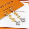 Louis Vuitton Tassel Stud Earrings Gold For Women