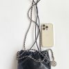 [True-to-ORIGINAL] Chanel 22 Mini Bag Silver Tone Black For Women 7,1in/18cm