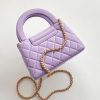 Chanel Kelly Bag Purple For Women 7.8in/19cm