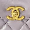Chanel Kelly Bag Purple For Women 7.8in/19cm