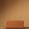 Hermes Kelly Epsom Gold Tone Lock Bag Brown For Women 9,8in/25cm