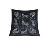 Hermes Les Parfums Monochrome Silk Scarf Black For Women