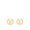 Louis Vuitton Louise PM Earrings Gold For Women M00396