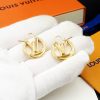 Louis Vuitton Louise PM Earrings Gold For Women M00396