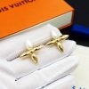 Louis Vuitton Louisette Earrings Gold For Women M00950