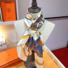 Hermes Les Parfums Monochrome Silk Scarf White For Women