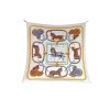 Hermes Les Parfums Monochrome Silk Scarf White For Women