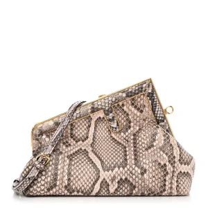 Fendi Snakeskin Small Fendi First Light Pink