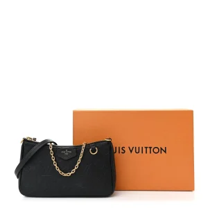 Louis Vuitton Empreinte Easy Pouch On Strap Black