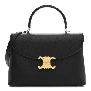 Celine Supple Calfskin Medium Nino Black