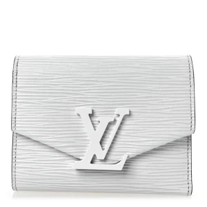Louis Vuitton Epi Grenelle Compact Wallet White