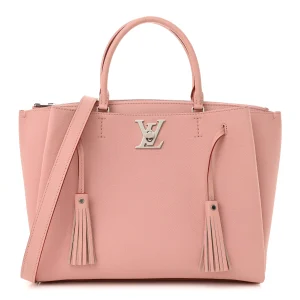 Louis Vuitton Calfskin Lockmeto Rose Poudre
