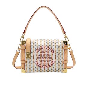 Louis Vuitton Side Trunk MM Nude Rose 21cm