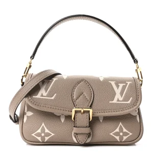 Louis Vuitton Empreinte Monogram Giant Nano Diane Tourterelle Creme