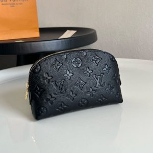 Louis Vuitton Cosmetic Pouch Black 17Cm
