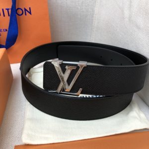 Louis Vuitton Initiales Reversible LV Belt for Women with Silver Hardware LV Women Belt