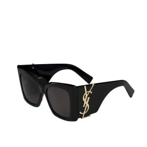 Saint Laurent SL M119 Blaze Sunglasses Acetate Black 736461Y99561000
