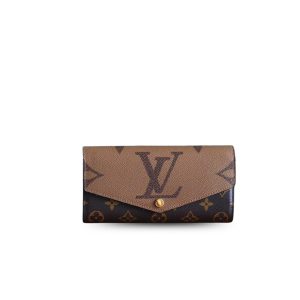Louis Vuitton Sarah Wallet Monogram and Monogram Reverse Canvas For Women, Women's Wallets 7.5in/19cm LV M80726